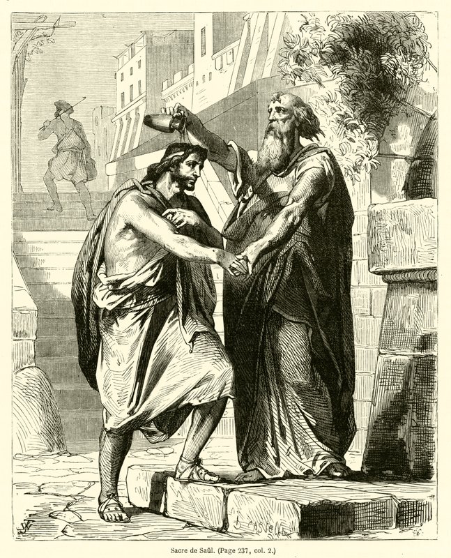 Rito de Saul (gravura) de French School