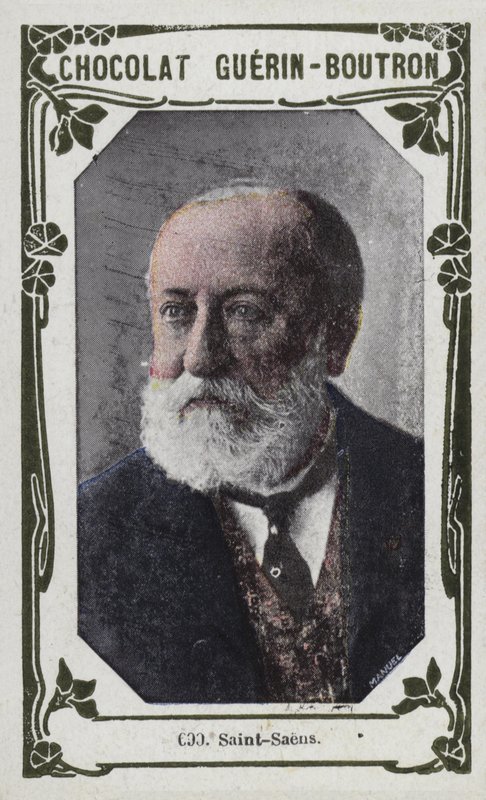 Saint-Saens (foto colorida) de French School