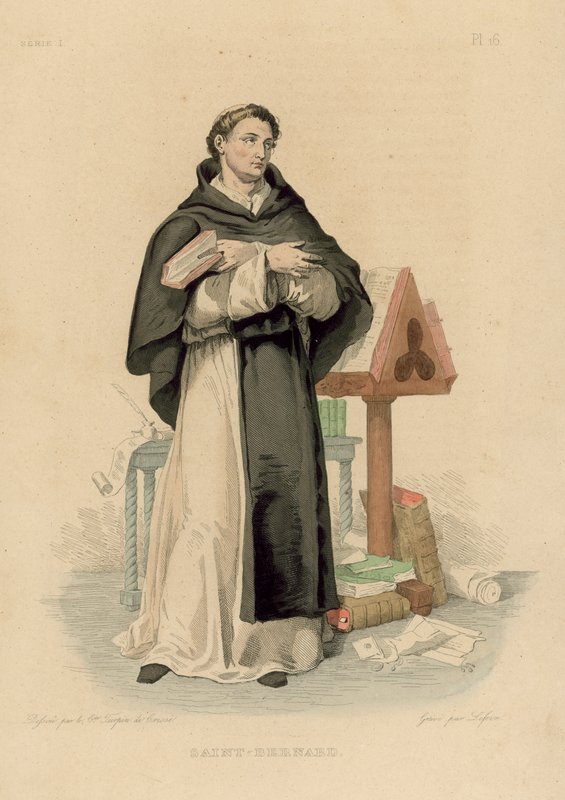 São Bernardo (gravura a cores) de French School