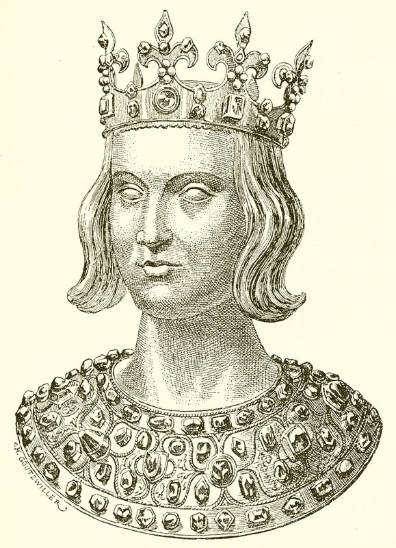 Saint Louis (de um relicário) de French School