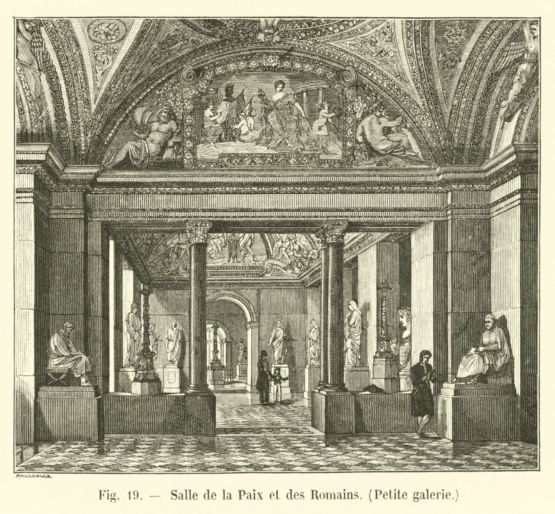 Salão da Paz e Romanos, Pequena Galeria de French School