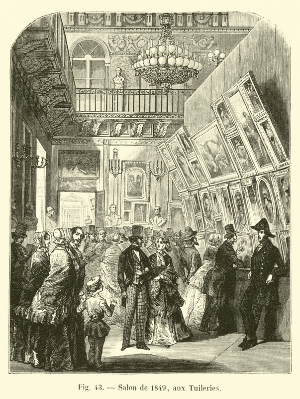 1849 Salon nas Tulherias de French School