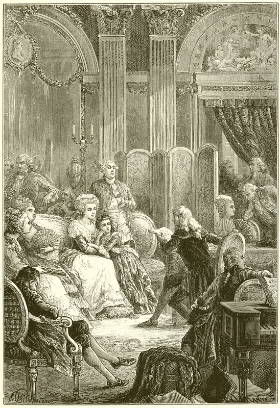 Salão de Madame Necker de French School