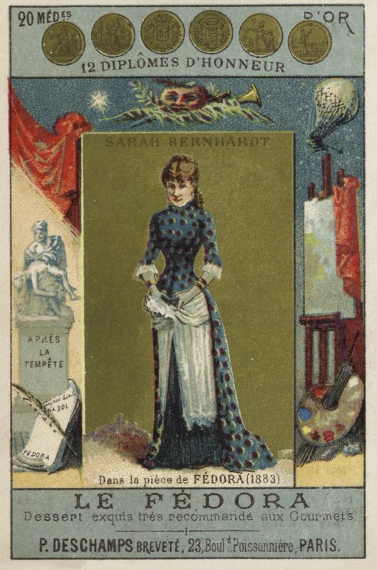 Sarah Bernhardt, atriz francesa de French School