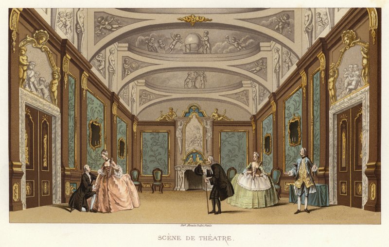 Scene de Theatre de French School