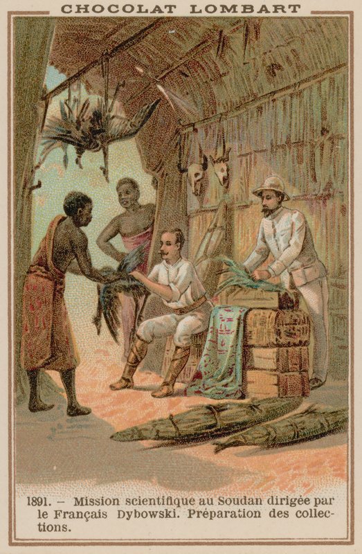 Expedição científica ao Sudão liderada pelo agrônomo francês Jean Dybowski, 1891 de French School