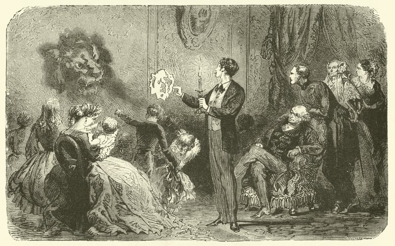 Imagens de sombra (gravura) de French School