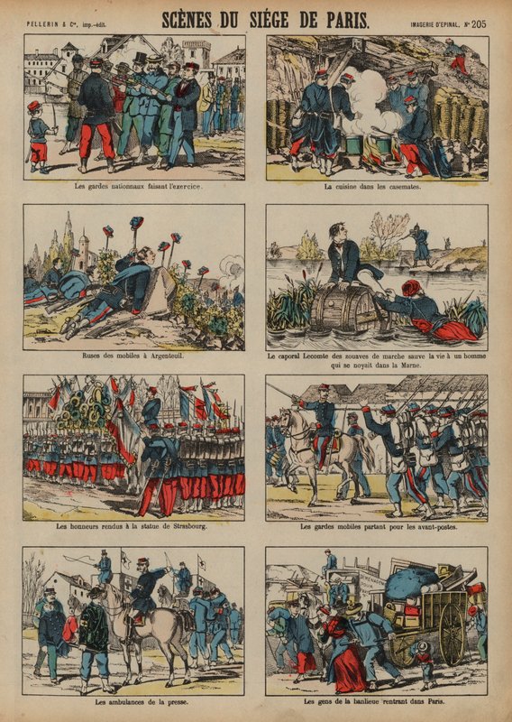 Cerco de Paris pelos prussianos, Guerra Franco-Prussiana de French School