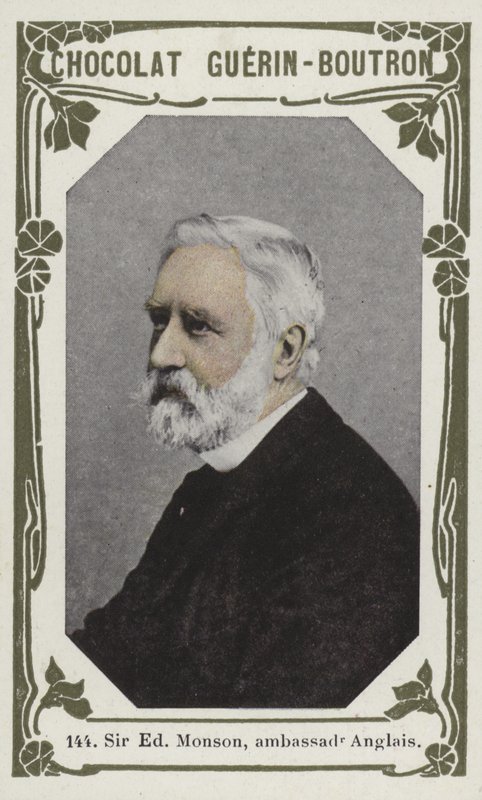 Sir Edmund Monson, embaixador inglês (foto colorida) de French School