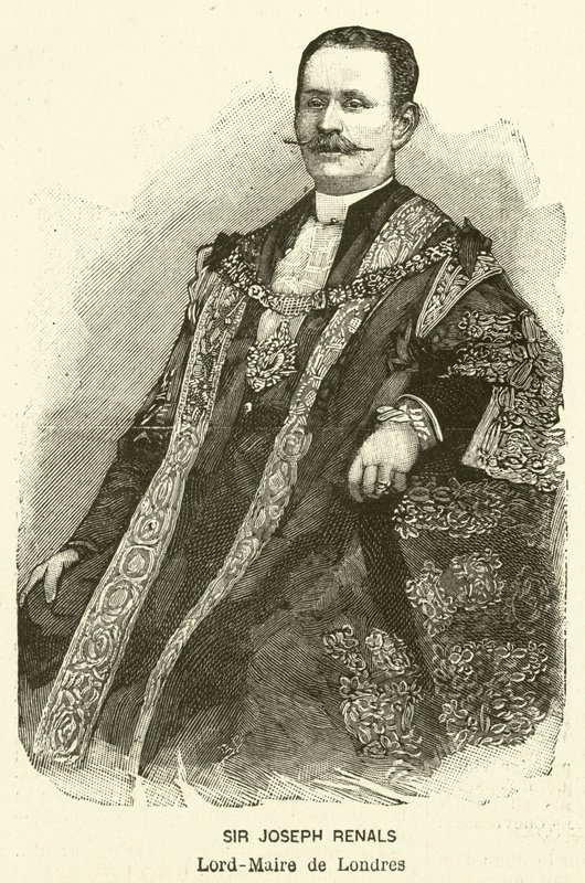 Sir Joseph Renals, Lord Mayor de Londres (gravura) de French School