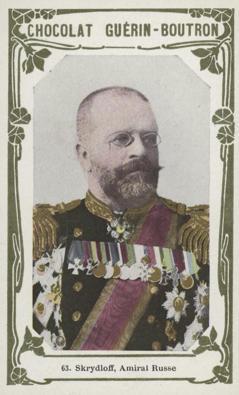 Skrydloff, almirante russo (foto colorida) de French School