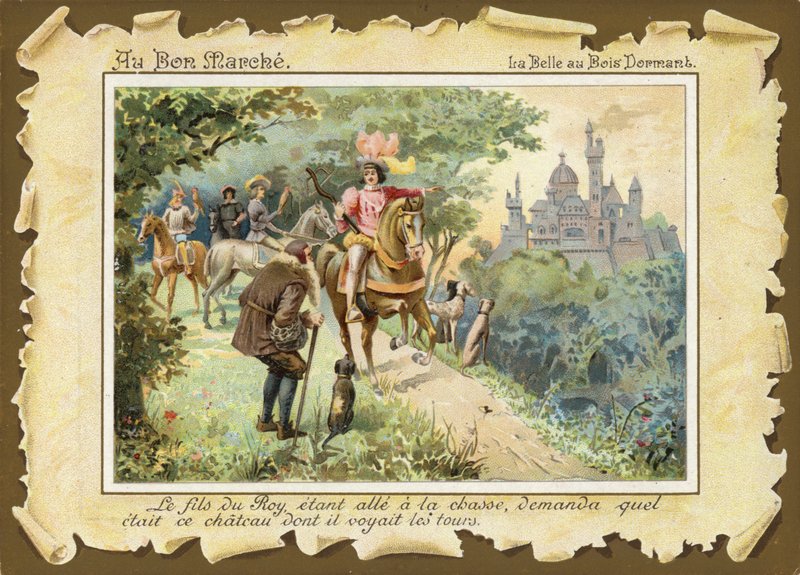 A Bela Adormecida, Príncipe a Cavalo de French School