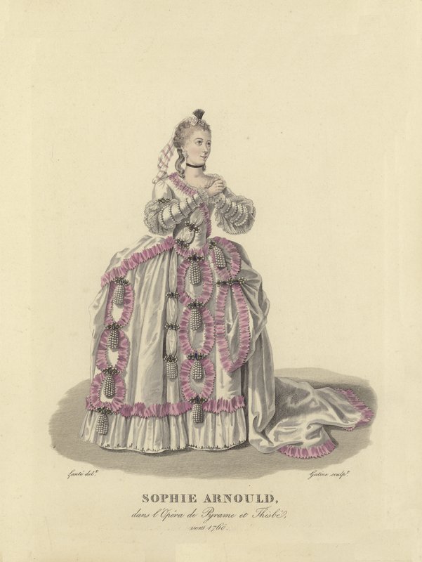 Sophie Arnould, cantora de ópera francesa de French School