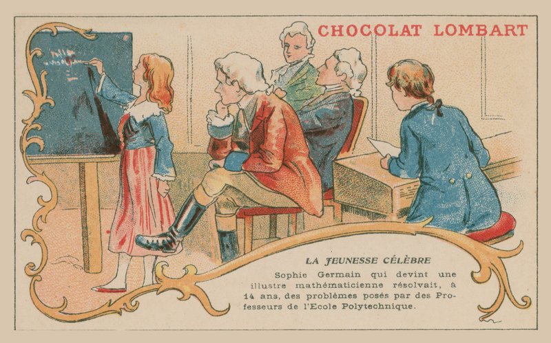 Sophie Germain, a jovem e brilhante matemática de French School
