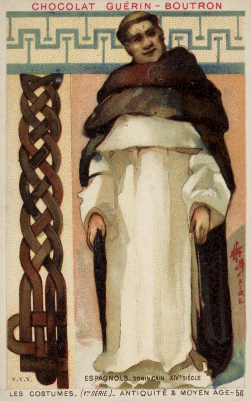 Frade dominicano espanhol do século XIV de French School