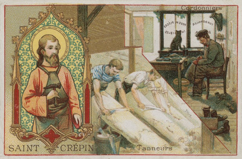 St Crispin, sapateiros e curtidores de French School