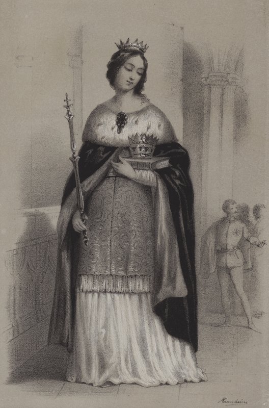 Santa Elisabeth da Hungria de French School
