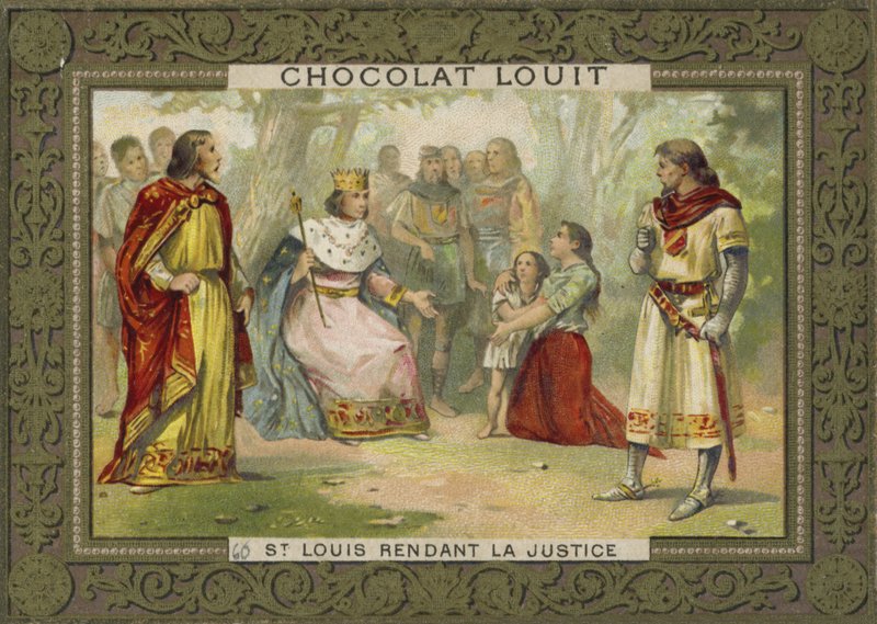 St Louis administrando justiça de French School