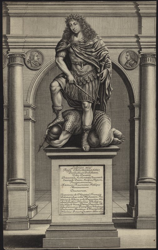 Estátua, de, rei, louis xiii, de, frança de French School