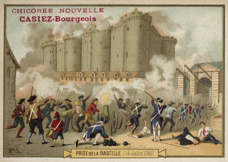 Tomada da Bastilha, Paris, 14 de julho de 1789 de French School