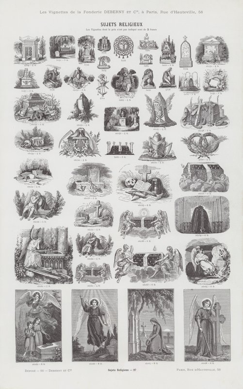 Tópicos religiosos (gravura) de French School