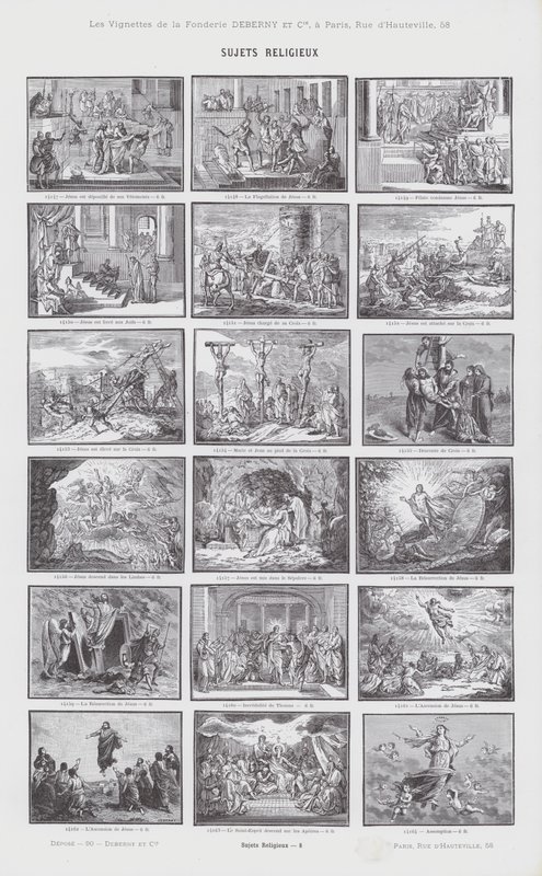 Tópicos religiosos (gravura) de French School