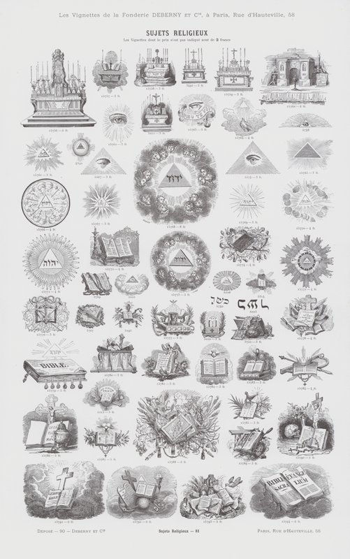 Tópicos religiosos (gravura) de French School