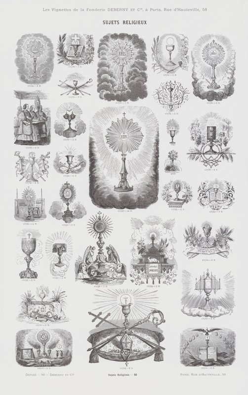 Tópicos religiosos (gravura) de French School