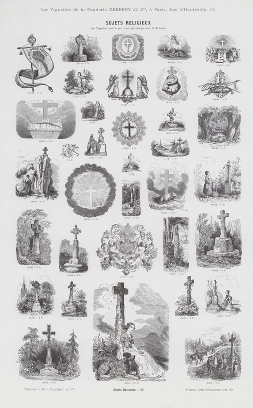 Tópicos religiosos (gravura) de French School