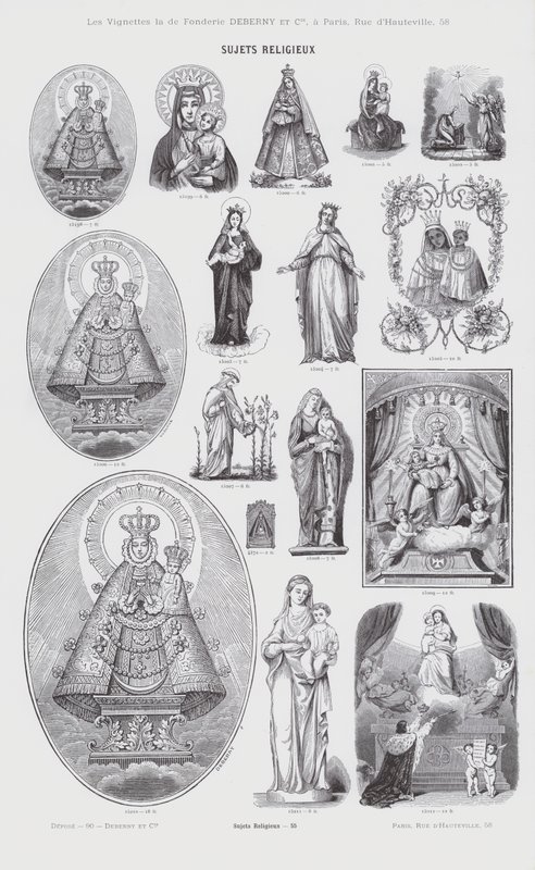 Tópicos religiosos (gravura) de French School