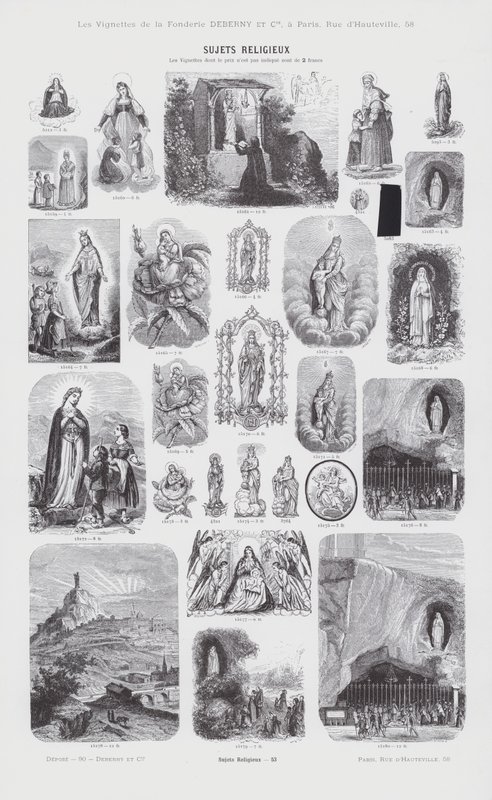 Tópicos religiosos (gravura) de French School