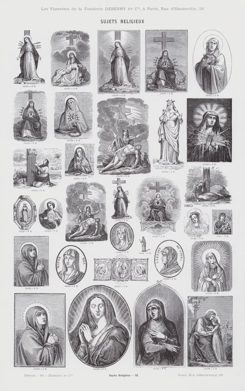 Tópicos religiosos (gravura) de French School