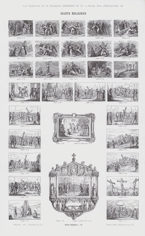 Tópicos religiosos (gravura) de French School