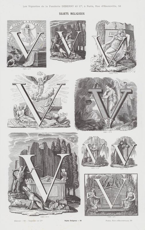 Tópicos religiosos (gravura) de French School