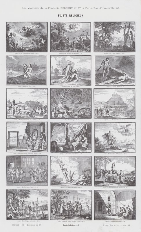 Tópicos religiosos (gravura) de French School