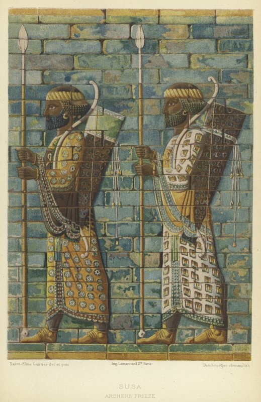 Susa, arqueiros Frieze de French School