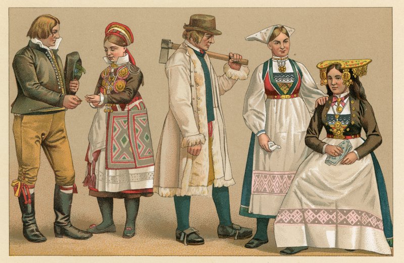 Traje da Suécia de French School