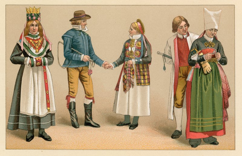 Traje da Suécia de French School