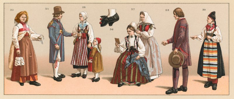 Traje da Suécia de French School
