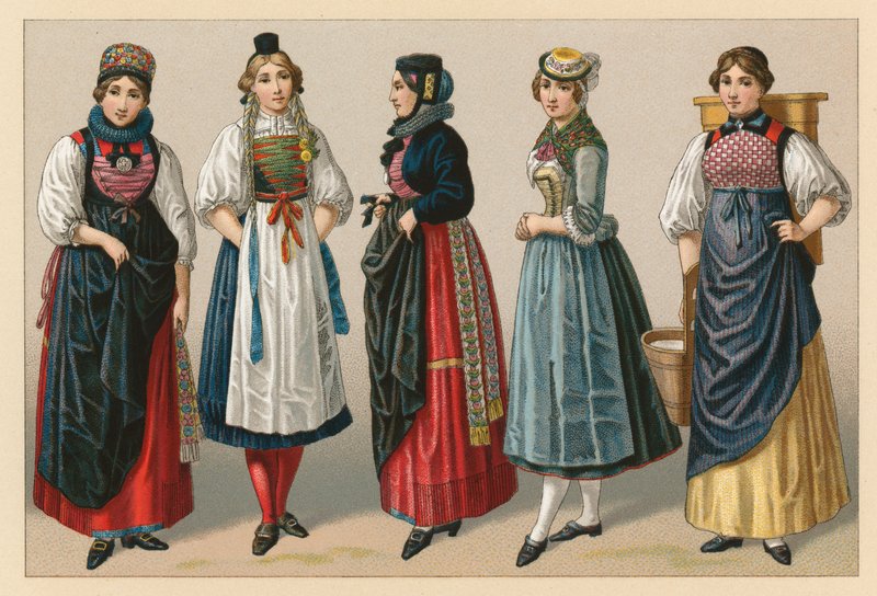 Traje da Suíça de French School