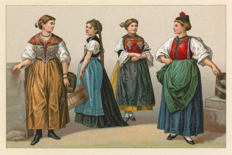 Traje da Suíça de French School
