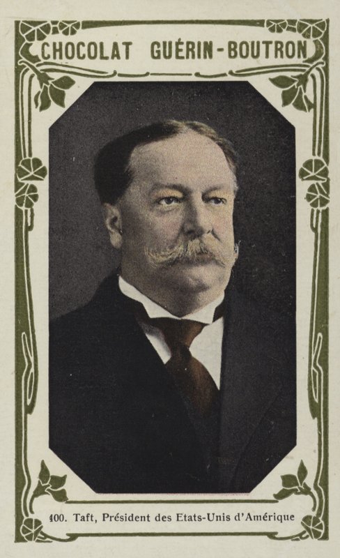 Taft, presidente dos Estados Unidos da América (foto colorida) de French School