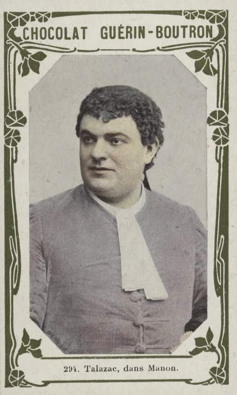 Talazac, em Manon (foto colorida) de French School