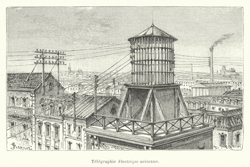 Telegrafia elétrica aérea de French School