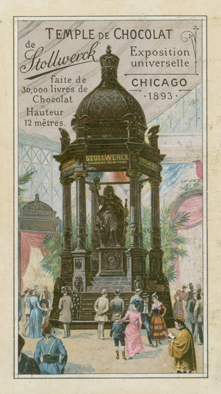 Templo do chocolate por Stollwerck de French School