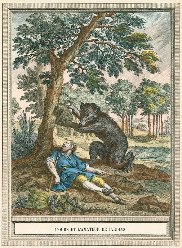 O Urso e o Amante dos Gardins de French School