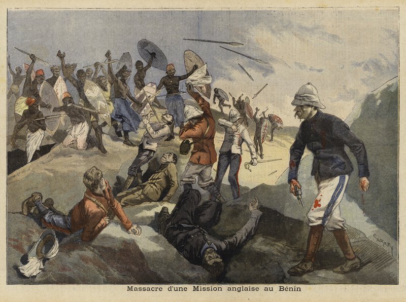 O Massacre do Benim, 4 de janeiro de 1897 de French School