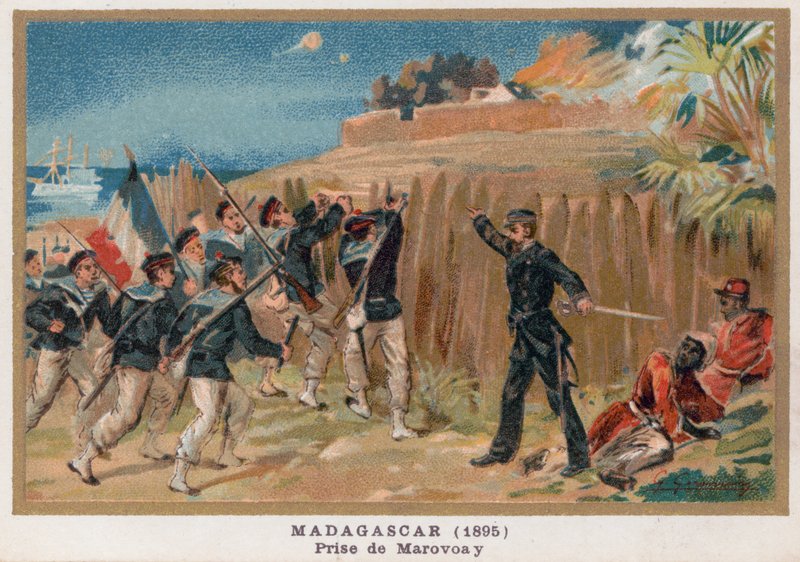 A captura de Marovoay, Madagascar de French School