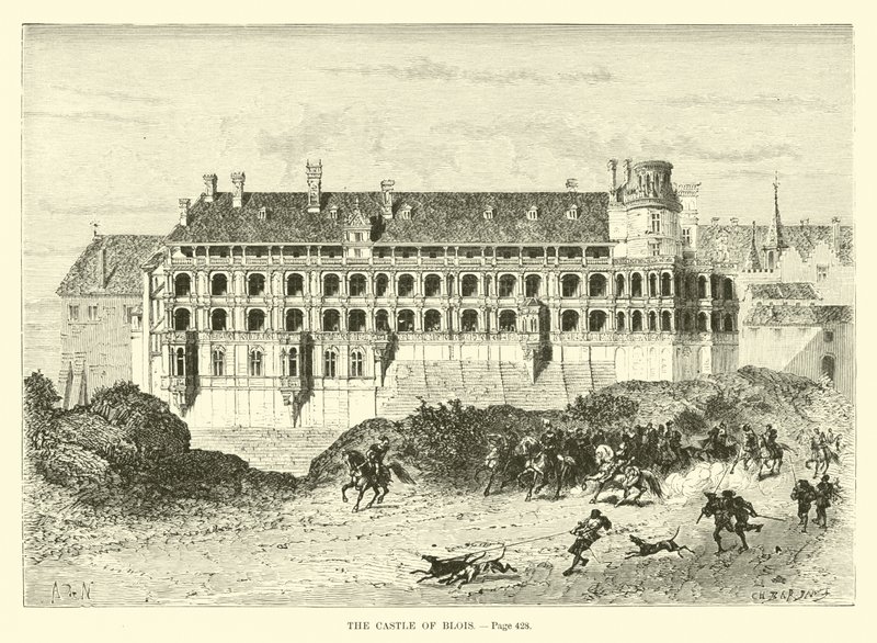 O Castelo de Blois de French School