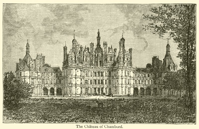 O castelo de Chambord (gravação) de French School
